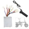 24V250W Brush E Bike Controller and Long Line Universal Thumb