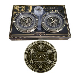 SignalPlus 7-in-2 Random King Metal DND dice Spinner for Pathfinder MTG RPG Board Games, Maggie d&d dice Set D20 D12 D10 D% D8 D6 D4, Support 30+ Gameplay Options