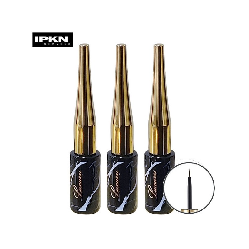 IPKN Luxury Diamond In Eyeliner EX 7ml 3 Pieces/Black/Brush Type/Cosmetics