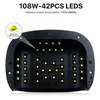 Nail Lamp 108W 4 Modes 42pcs Light Chips Professional LED