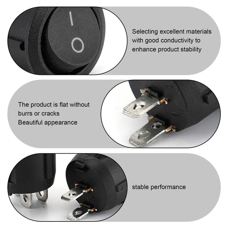 Rocker Switch 12 V Car Switch 12 V On/Off with