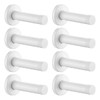 JQK Door Stopper White, 304 Stainless Steel Thicken 1mm Sound