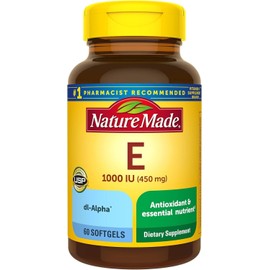 Nature Made SM Nature Made Vitamin E 450 mg (1000 IU) dl-Alpha Softgels, 60 ct
