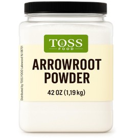 TOSS Arrowroot Powder 42 oz | Arrow Root Starch & Flour Alternative | Thickener for Baking, Cooking, Sauces & Gravies
