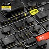 PEBA IP68 Waterproof Cable Junction Box, 3-Way Outdoor Cable Connector,