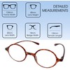 Calabria Flexie 721 Super lightweight Round Professor Tortoise Havana (.75)