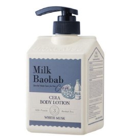Milk Baobab Cera Body Lotion White Musk 600ml Fragrant Moisturizing Body Lotion Korean Beauty Skincare / 밀크바오밥 세라 바디로션 화이트머스크 600ml 향좋은 보습 바디로션 한국 뷰티 스킨케어