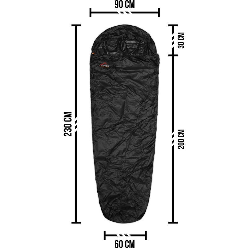 normani Bivvy Sleeping Bag Cover 100% Wind and Waterproof Breathability: