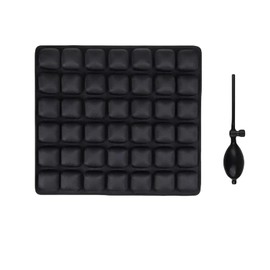 Travel Cushion,Comfortable 3D Inflatable Cushion, Airplane Seats for Car Office Chair Wheelchair Air Seat Cushions (Black Inflatable)