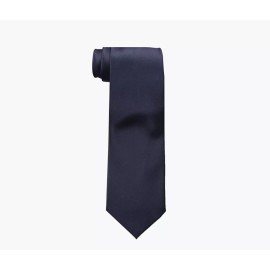 Romario Manzini Mens Solid Color 2.75" Slim Tie - Navy Blue - Flat Rate