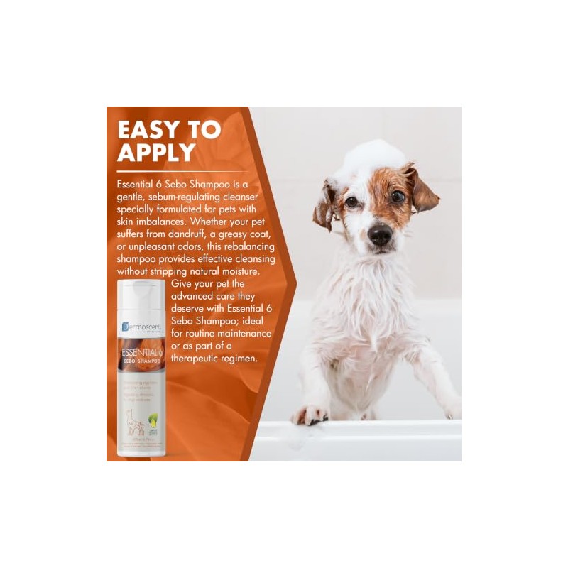 Dermoscent esencial 200ml 6 Sebo Champú para los animales domésticos