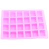 AIBOYA 24 Cavity Rectangle Silicone Candy Molds For Candy Caramel