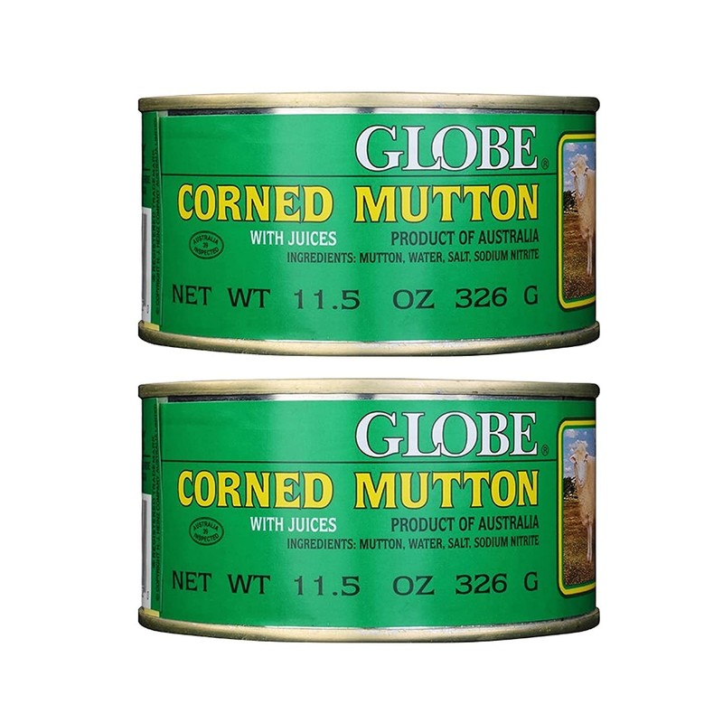 Globe Corned Mutton with Juices (Pack of 2 x 11.5
