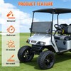CLUBRALLY EZGO Name Plate, EZGO TXT Front Emblem for 1994-2010