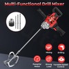 IMAYCC Drill Mixer,3200W 20A Concrete Mixer for Drill, 110V Corded