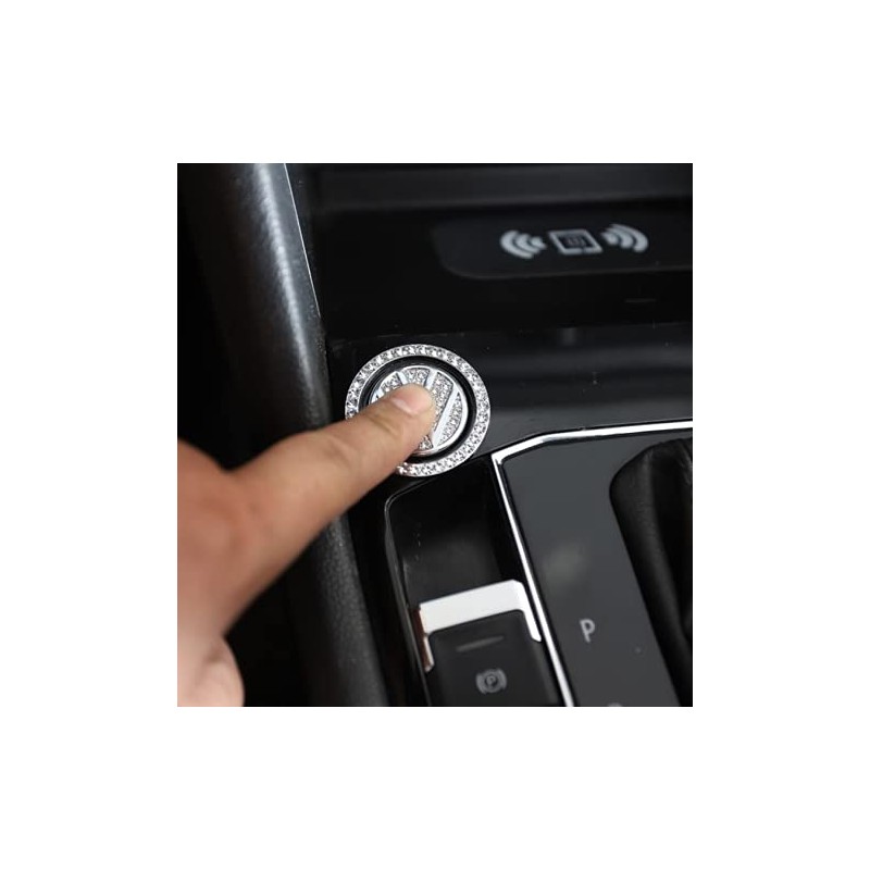 MUTOO Toyota Engine Start Button Ring Push Starter Switch Swaroski