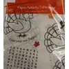 Thanksgiving Table Cloth Paper Childrens Activity Tablecover