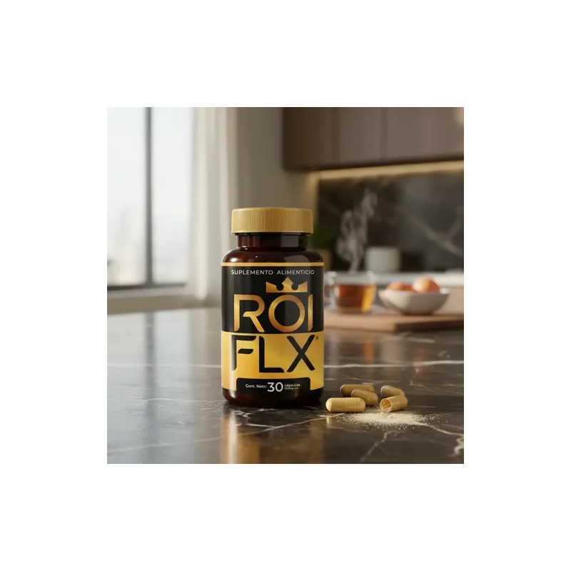 Roi Flx 30 Caps 500mg Cúrcuma Con Pimienta Negra Ultradvance