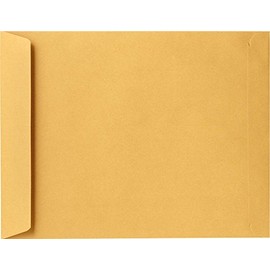 LUXPaper 6 x 9 Open End Envelopes | Brown Kraft | 24lb. Text | 50 Qty
