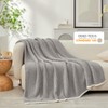Snuggle Sac Ultra Soft Waffle Throw Blanket for Couch Bed