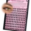 Wispy Lash Clusters Natural Eyelashes Individual C Curl 260pcs Manga