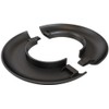Crimson AV CAE Decorative Escutcheon Plate, Black, Clamps around 1.5"