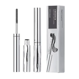GECOMO [TK's Popular Product] Korean 3D Curl Mascara - Enhances the three-dimensional effect around the eyes, long-lasting hold, features metal comb, waterproof and sweat-resistant, all-day lasting