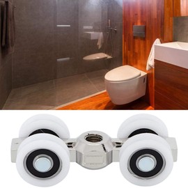 Duokon Shower Door Rollers Sliding Door Rollers 4 Wheels 150kg Load Capacity Steel and POM Modern Door Rollers