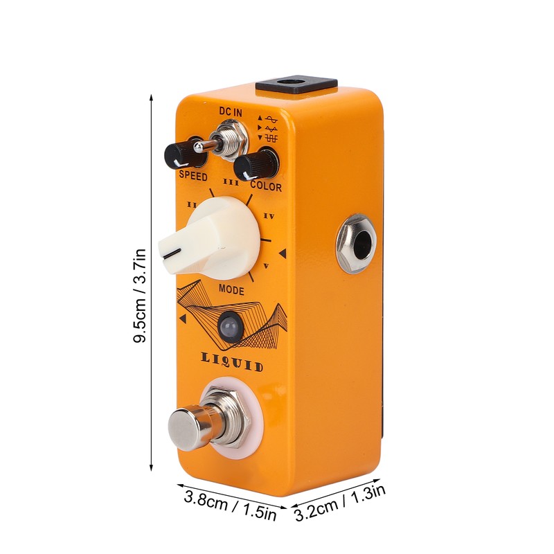Electric Guitar Phaser Pedal Digital 15 Phaser Tones Monoblock Effect