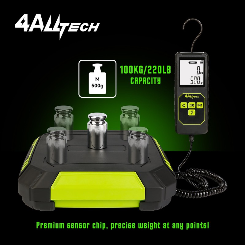 Premium Electronic Refrigerant Charging Weight Scale 220 LBS Digital HVAC