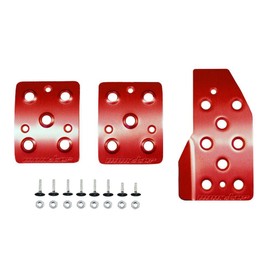 MONSTER SPORT Sports Driving Pedal Cover Red Anodized Swift Sport [ZC32S]/Swift [ZC72S/ZD72S] for MT Cars [ZC32 MT] 849520-4850M