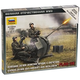 Zvezda Model – Z6117 – – Canon AA German and servants – 1: 72 Scale