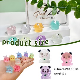 FYKZQWDS 50Pcs Resin Animals Mini Resin Animals Mini Figures Mini Animals Animal Figures for Craft Decoration Mini Garden Toy House Decoration Dollhouse Landscape Decoration Aquarium Accessories