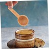 ULTECHNOVO 4pcs Wooden Coffee Measuring Spoon Beechwood Scoops for Coffee