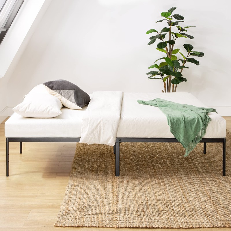 Best Price Mattress 14 Inch Metal Platform Beds w/ Heavy