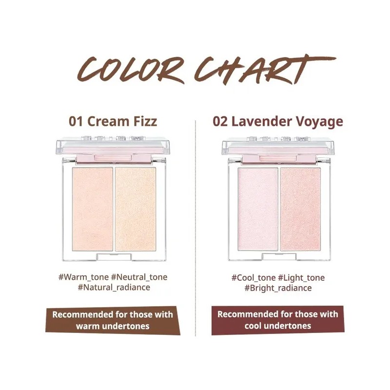 Clio Prism Highlighter Duo 2.8gr Iluminador Dúo