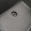 EADOT 3-1/2 Inch Matte Black All Stainless Steel Kitchen Sink