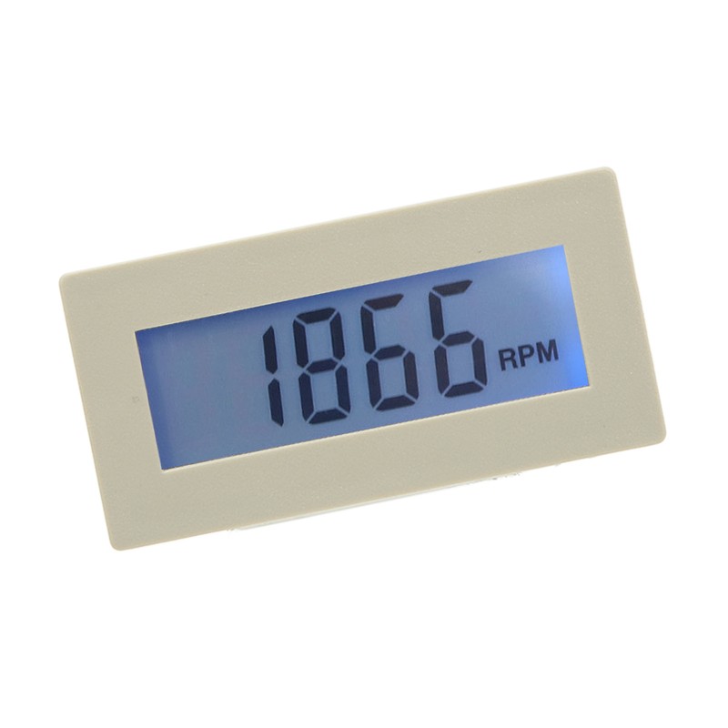 Motor Tachometer 10 to 9999 LCD Display Accurate Measurement RPM