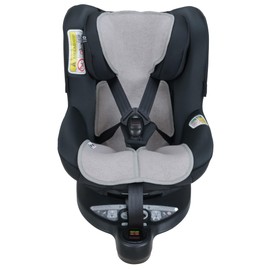 baby idea Universal Car Seat Cover Air Mesh 3D 0/18 kg with Washable, Breathable, Refreshing and Antibacterial Seat Cover Made in Italy Grey Unit (Pack of 1)
