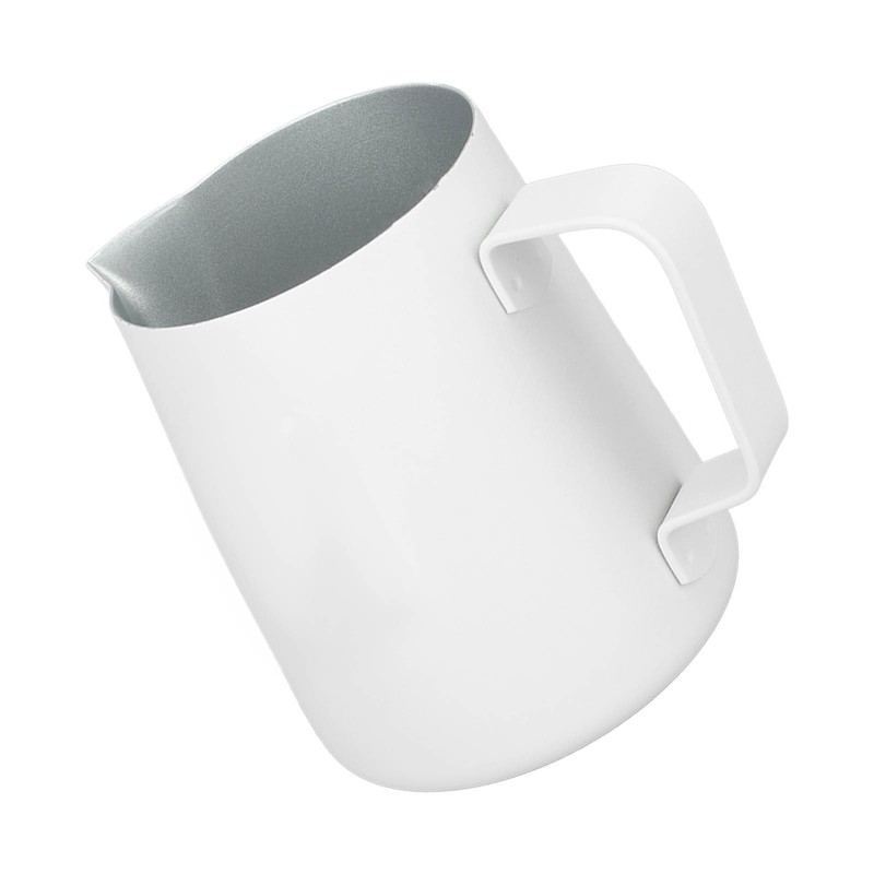 Milk Frothing Pitcher Stainless Steel 380ml Pointed Spout Milk Froth