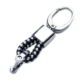 Tidero faux leather keyring with carabiner attachment in gift box key chain, gift for men, women, birthday, anniversary, Mum, Dad cars.