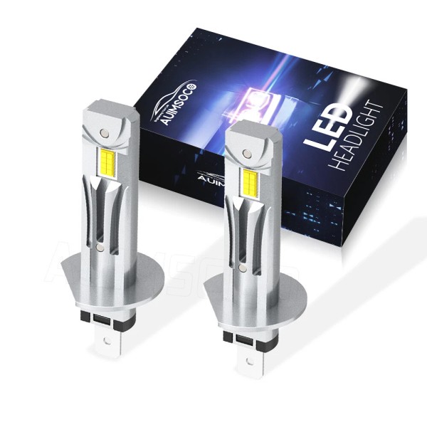 AUIMSOCO 2x H1 LED Headlight Bulb Conversion Kit High Low