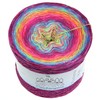Colour Gradient Yarn, Bobbel Wool with Glitter, Choice of Sizes,
