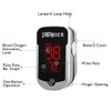 Deluxe SM-110 Finger Pulse Oximeter with Carry Case and Neck/Wrist
