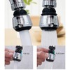 Pack of 2 Tap Extension, Tap Aerator, Tap Attachment, Rotating