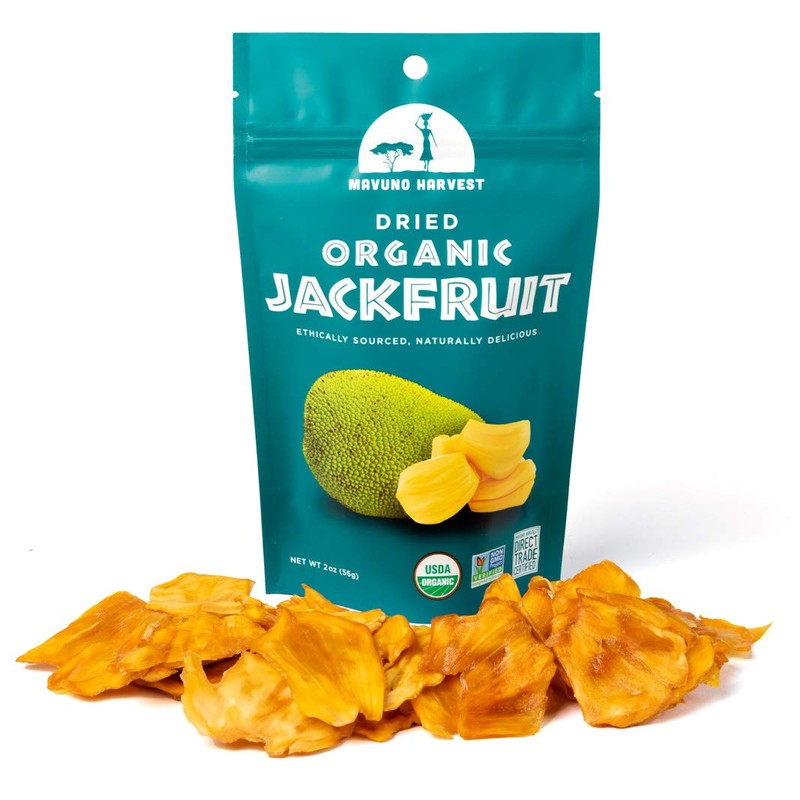 Mavuno Harvest Jackfruit Dried Fruit Snacks | Unsweetened Organic Dried