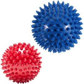 2 Pack Spiky Massage Balls for Foot Arch Plantar Fasciitis Muscle Exercise