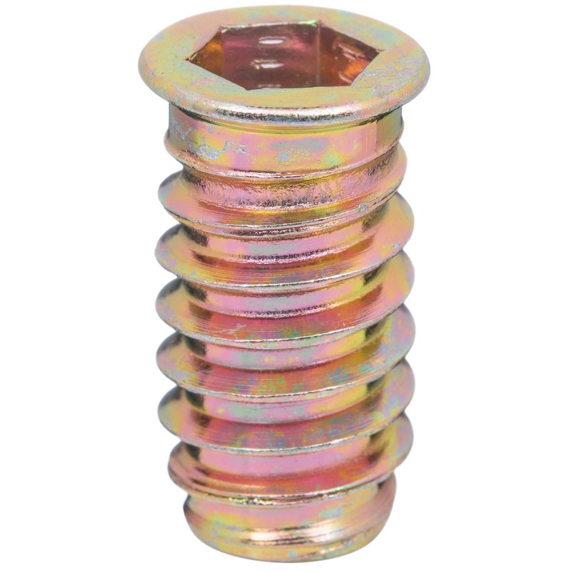 YoiYee Wood Furniture M8 x 30 mm Threaded Insert Nuts