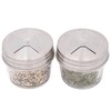 4 Pack Stainless Steel Spice Shaker Lid for Mason Jars