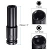 sourcing map 1/2" Drive 13mm 6-Point Deep Sockets 3" Length